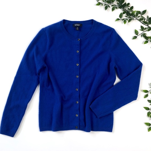 lands end cashmere cardigan